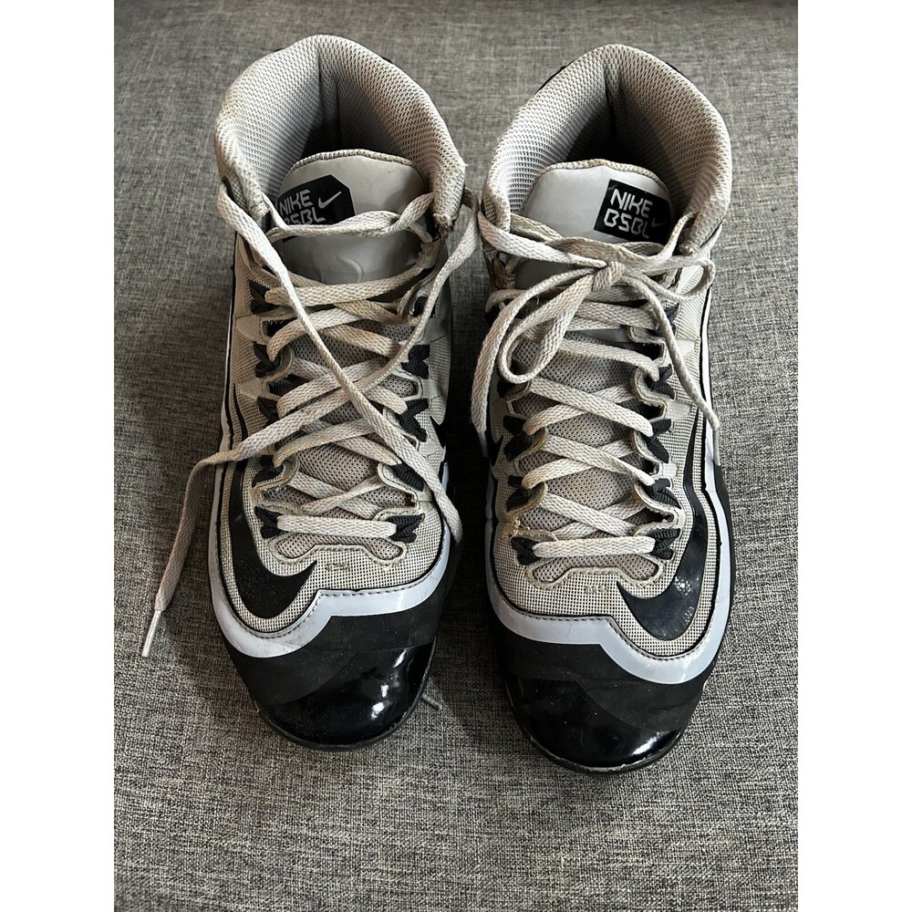 Nike Baseball Cleats Men Size 8.5 Hsuarache 2K Filth 807141-017 Black White - Picture 2 of 6
